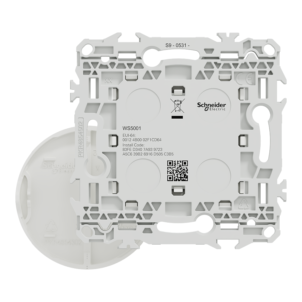 Wiser Odace commande sans fil 4 BP blanc